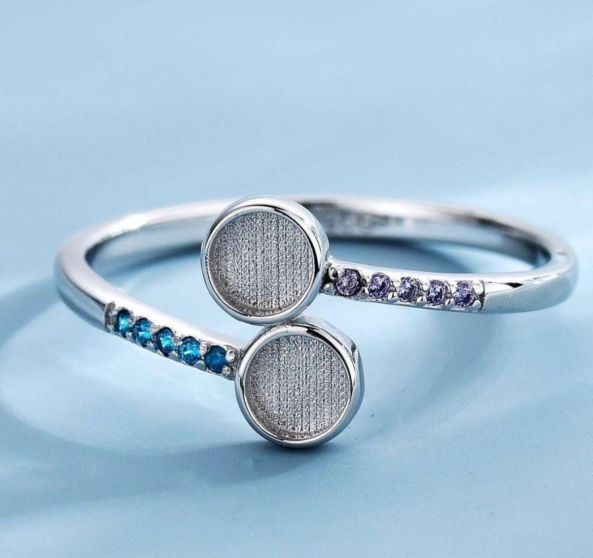 Duel Birthstone Ring