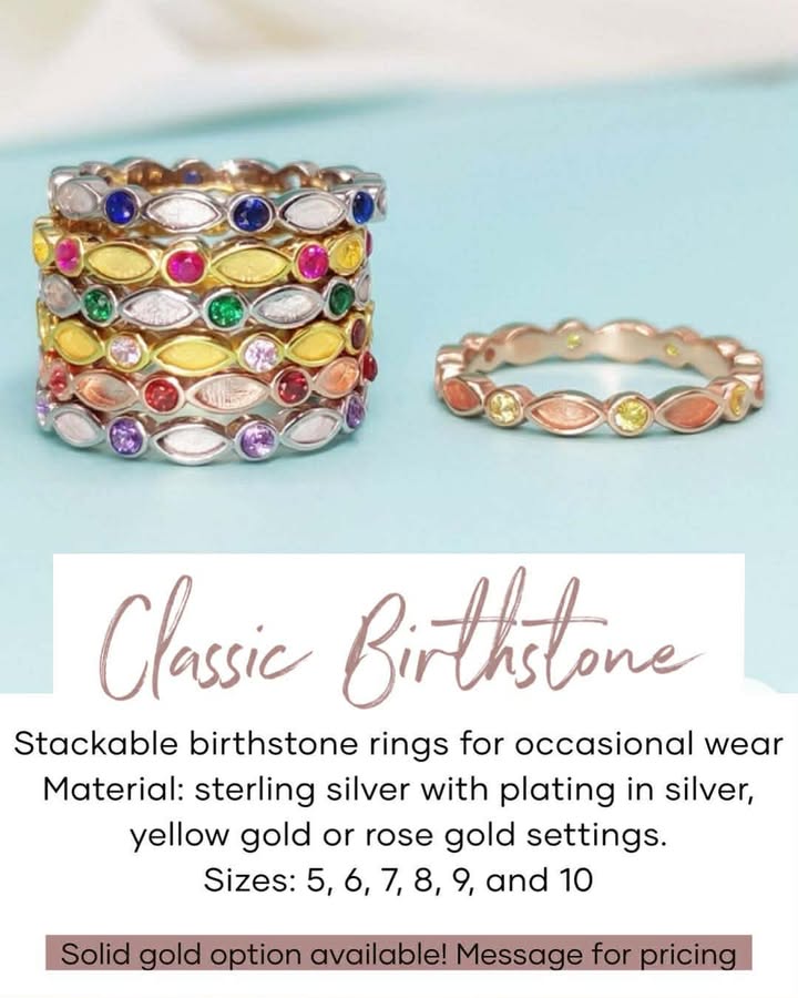 Classic Birthstone Ring